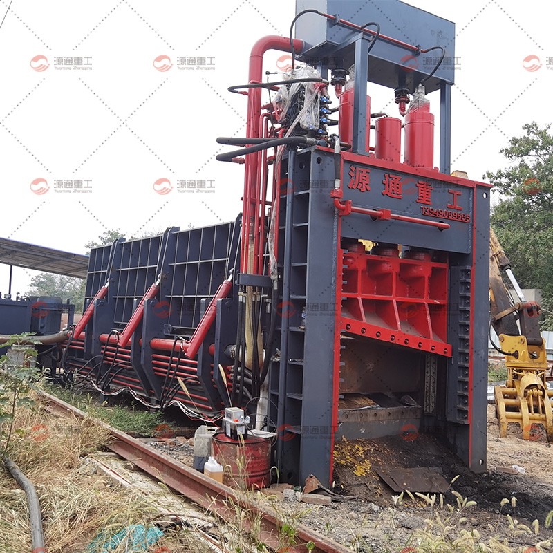 Equipo de máquina cizalla hidráulica para chatarra de 1200 toneladas